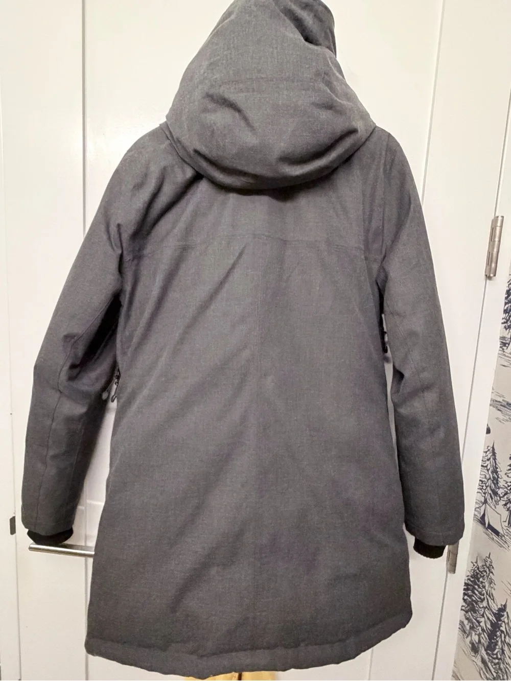 NOBIS GRAYSON PARKA grey men’s size small EUC